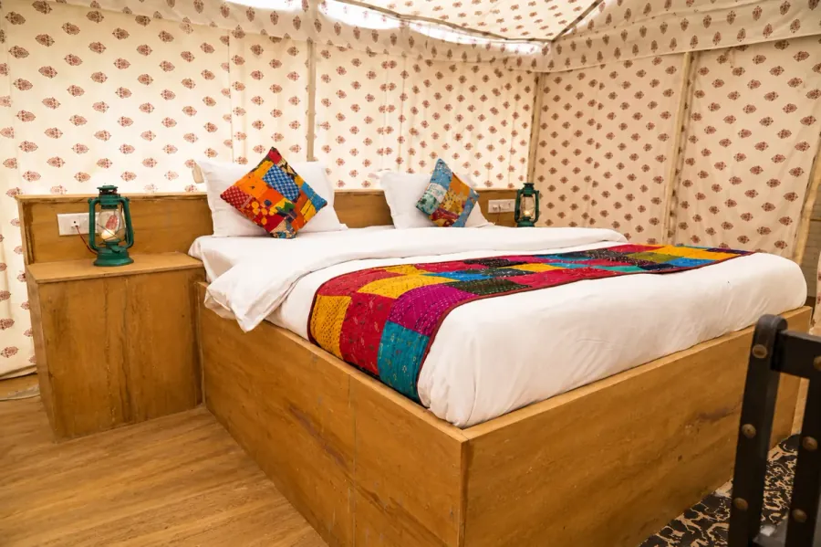 Deluxe Swiss Tent at Sunny Desert Camp, Khuri